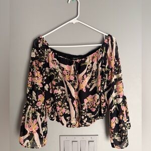 GUESS Floral Off-Shoulder Women's Top